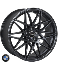 ZW JH-A1357 MattBLACK R20 W9.5 PCD5x120 ET35.0 DIA72.6